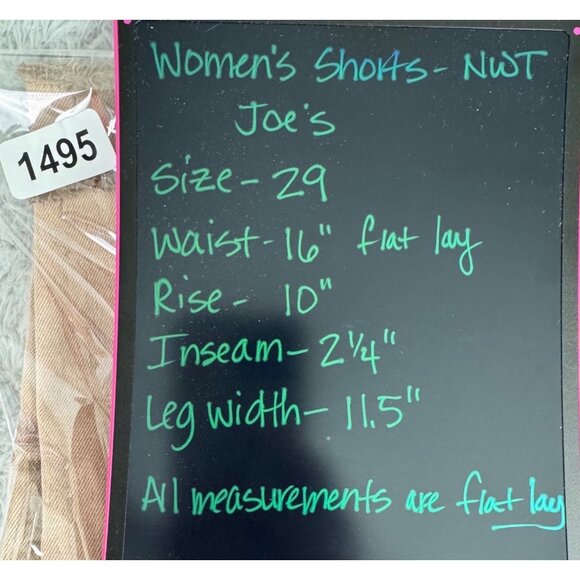 Joes Womens Blush Denim Cutoff Short Shorts Size 29 Frayed Hem - Picture 10 of 11